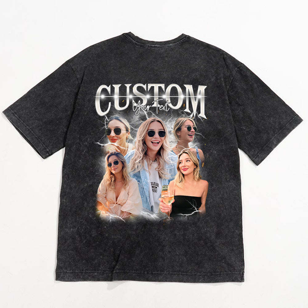 Custom Bootleg Rap Tee, Custom Photo - Vintage Graphic 90s T-shirt, Custom Photo Shirt, Custom Your Own Bootleg Idea Here, Insert Your Design