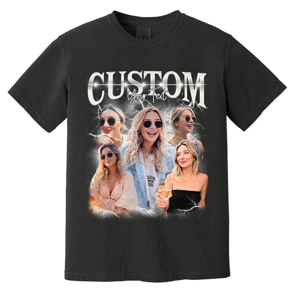 Custom Bootleg Rap Tee, Custom Photo - Vintage Graphic 90s T-shirt, Custom Photo Shirt, Custom Your Own Bootleg Idea Here, Insert Your Design