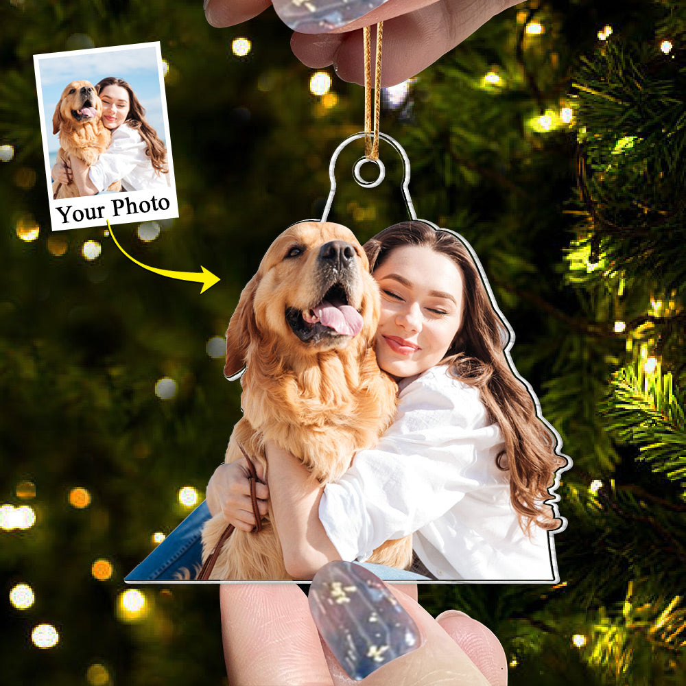 Custom Photo Acrylic Ornament Gift For Gift For Dog Lovers Dog Mom Dog Dad