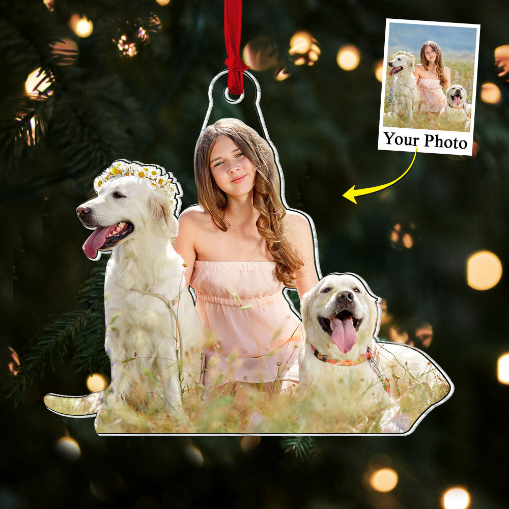 Custom Photo Acrylic Ornament Gift For Gift For Dog Lovers Dog Mom Dog Dad