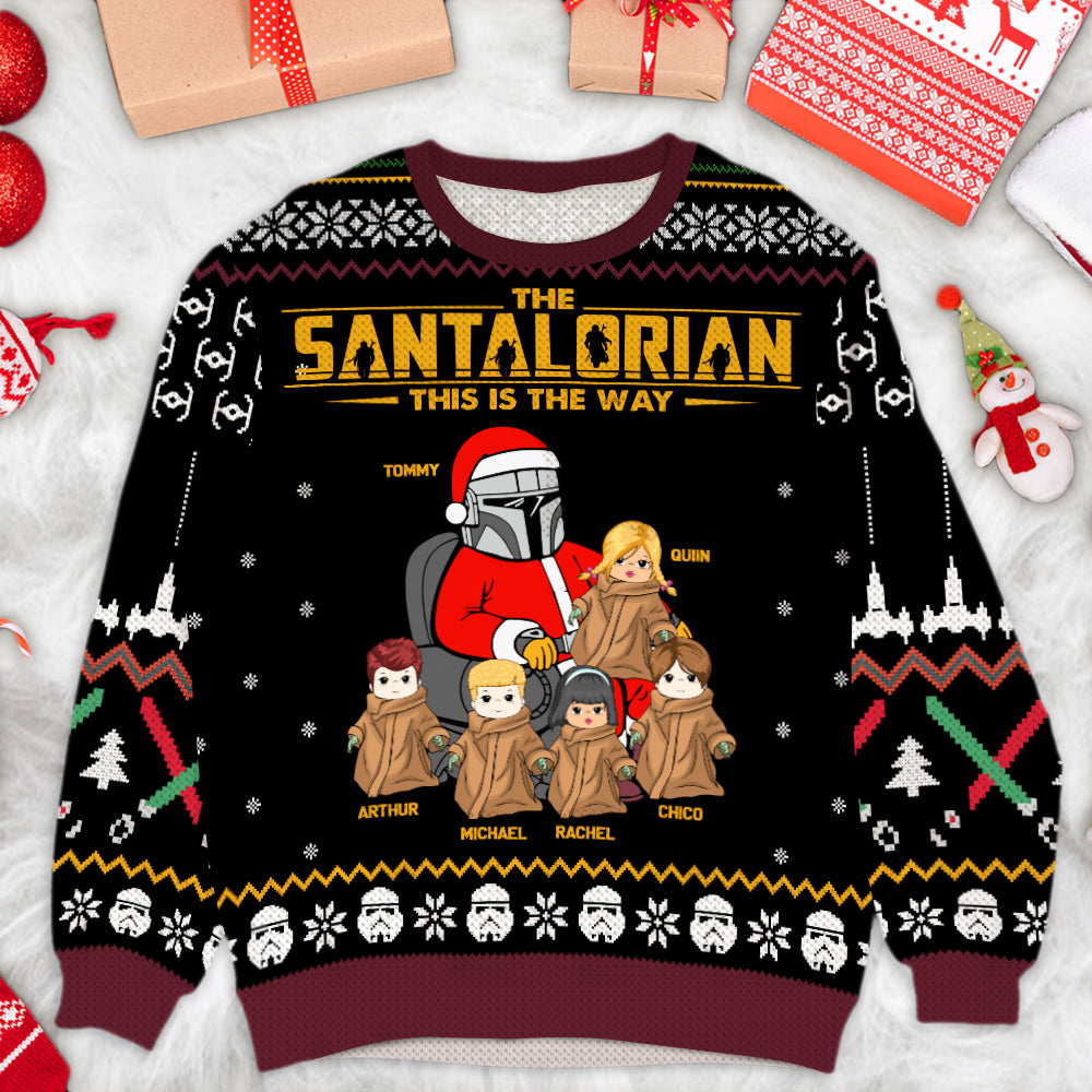 The Santalorian - Customized Family Sweater For Christmas