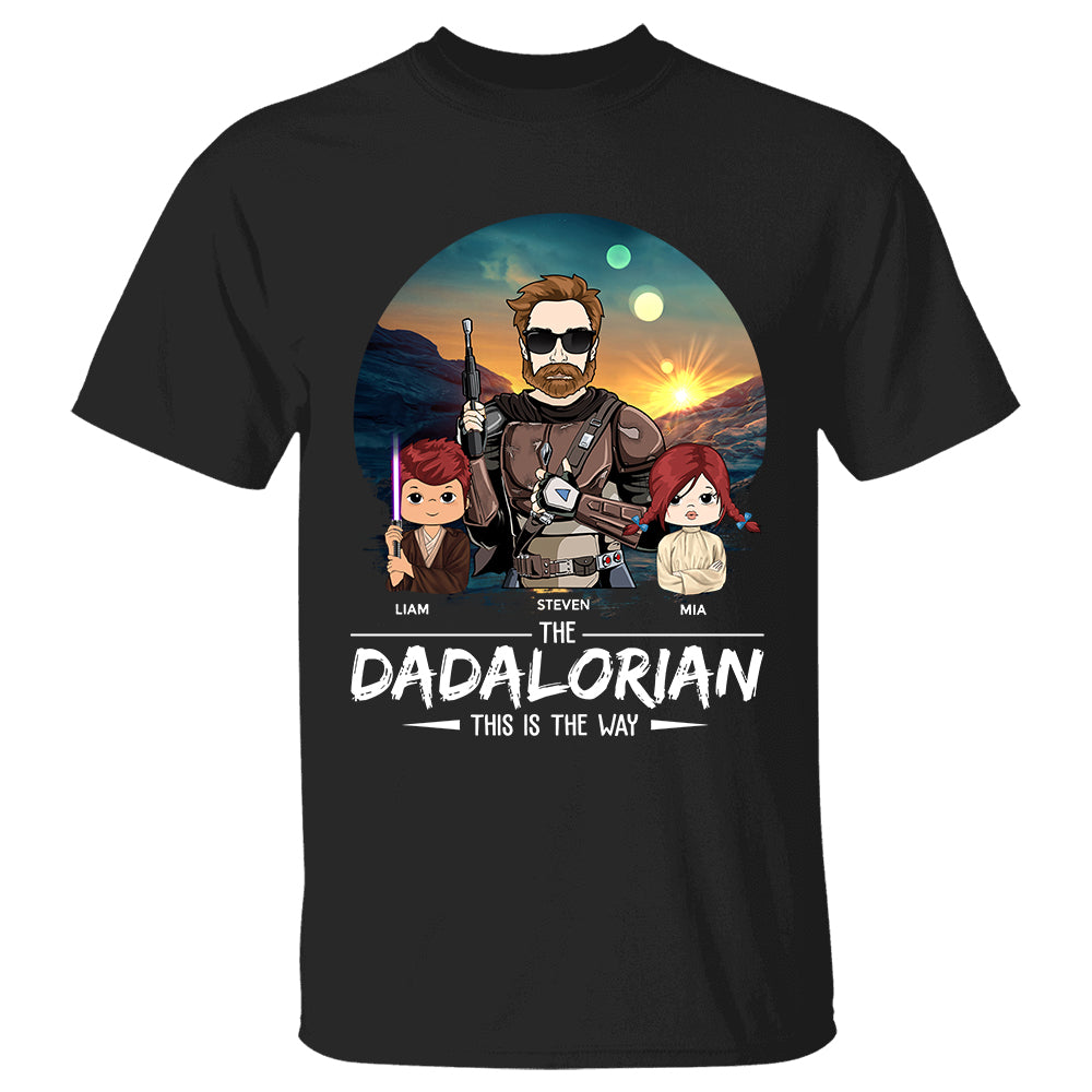 Tatooine Sunset The Dadalorian This Is The Way Personalized Shirt New
