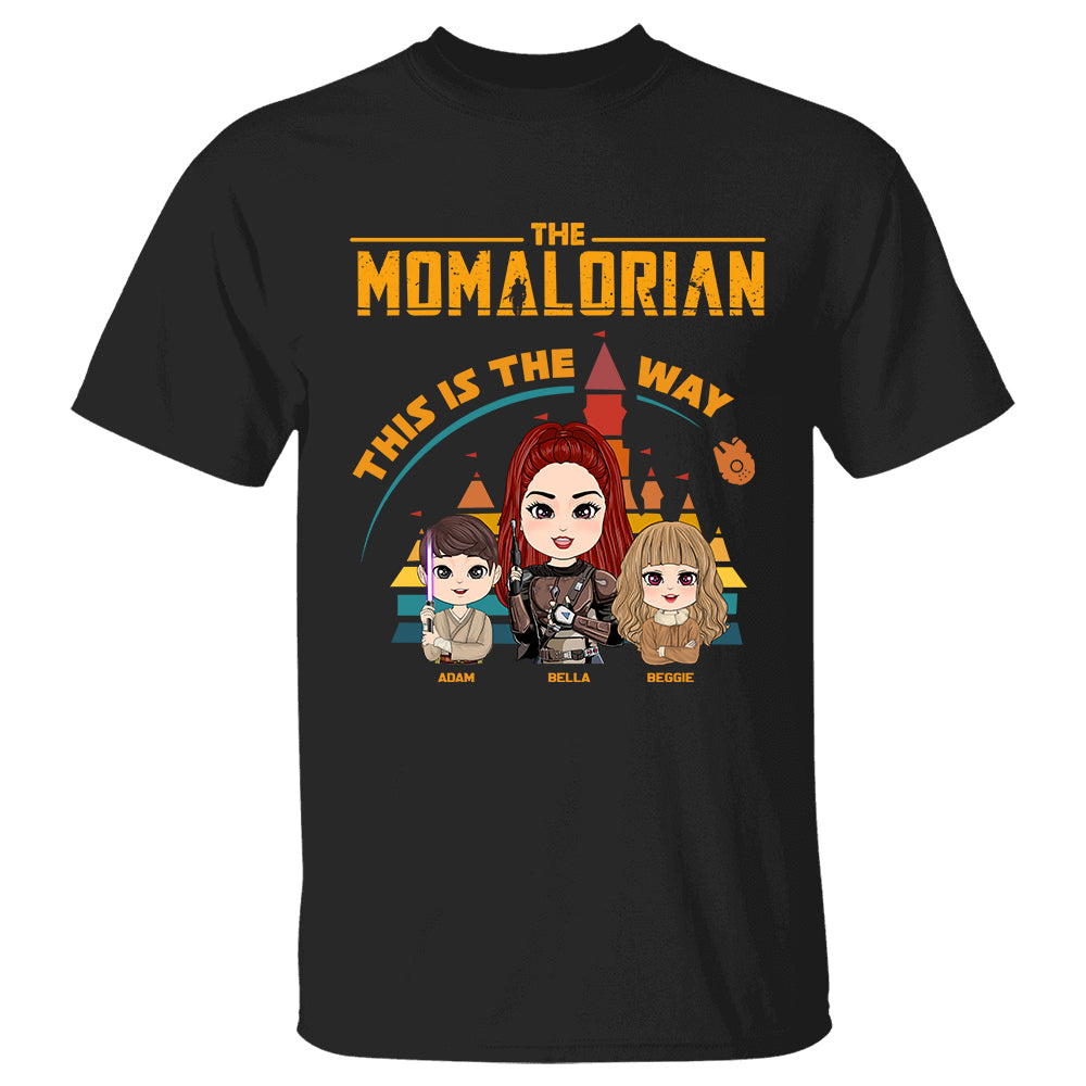 The Mamalorian - Personalized Shirt Custom Nickname With New Kids Gift For Dad Mom