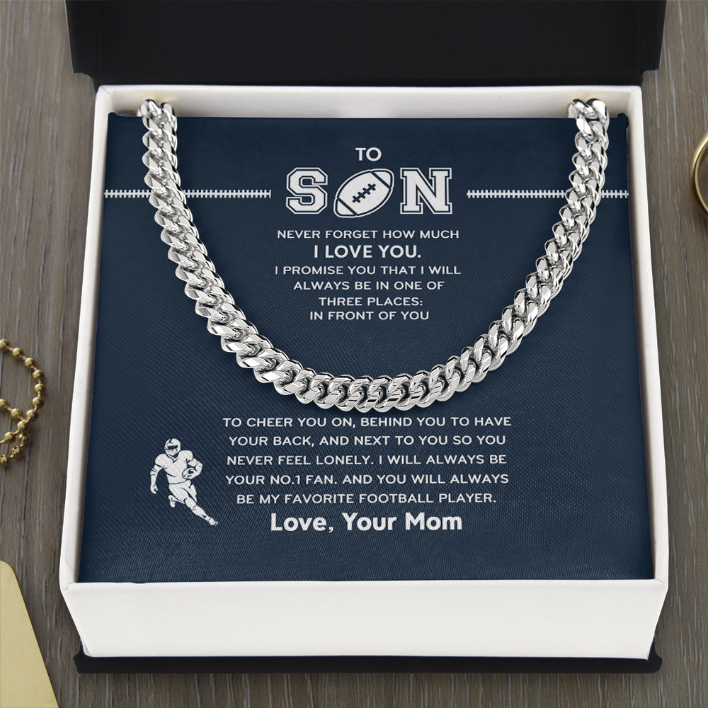 Mom Necklace, Mother & Son, Mom Gifts From Son, Gift For Mom From Son, –  Rakva