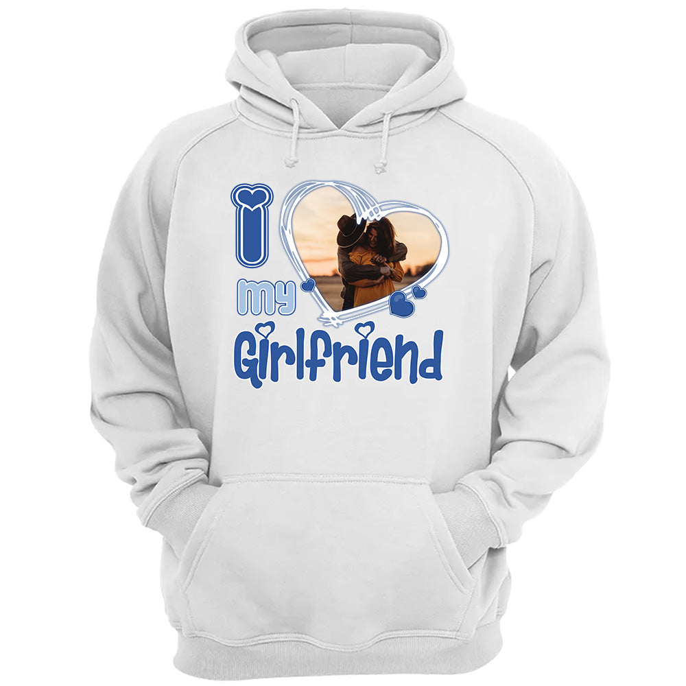 Custom Photo I Love Him/Her Valentine Shirt