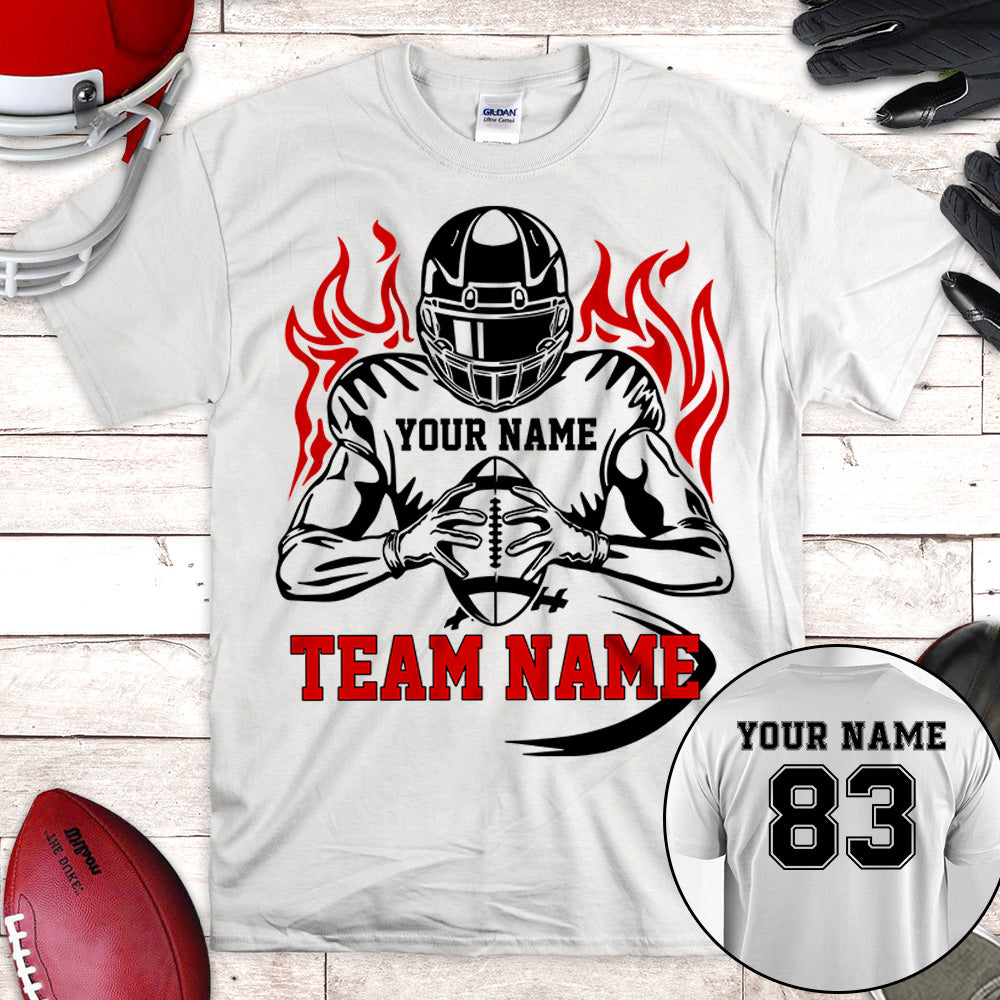 Personalized Shirt American Football Shirt Football Team Shirt Custom Team Name Player Name Number H2511