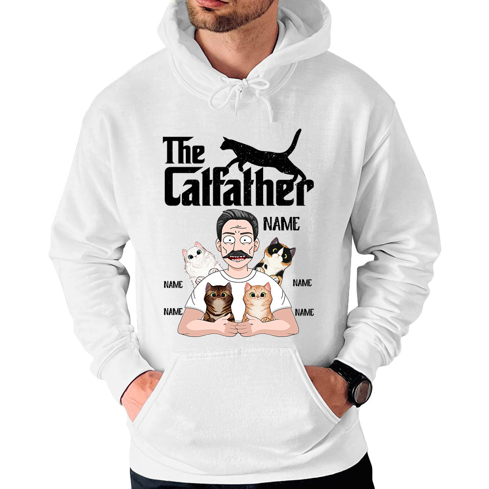 The Cat Father Personalized Shirt Cat Dad