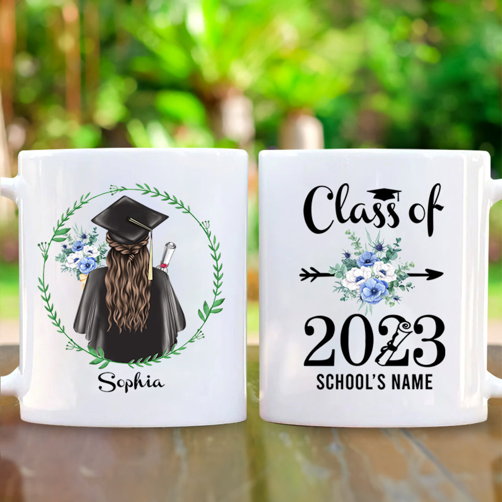 Class off 2023 Personalized Grad Mug Graduation Gift For Her, Senior Graduation Gift, Graduation Mug, College Graduate K1702