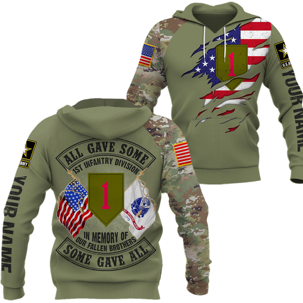 Personalized All Over Print Shirt All Gave Some Some Gave All Gift For Veterans K1702