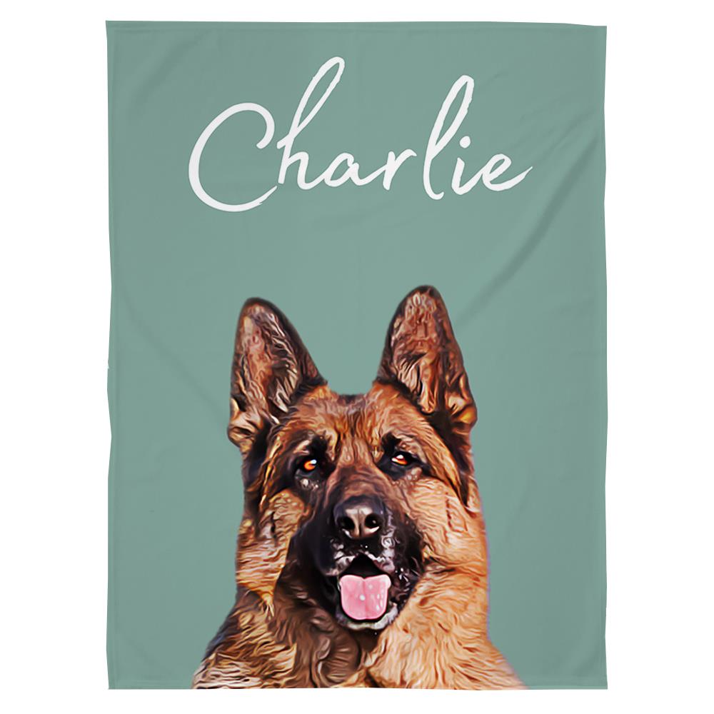 Upload Your Photo Blanket For Dog Lovers - Custom Photo Pet