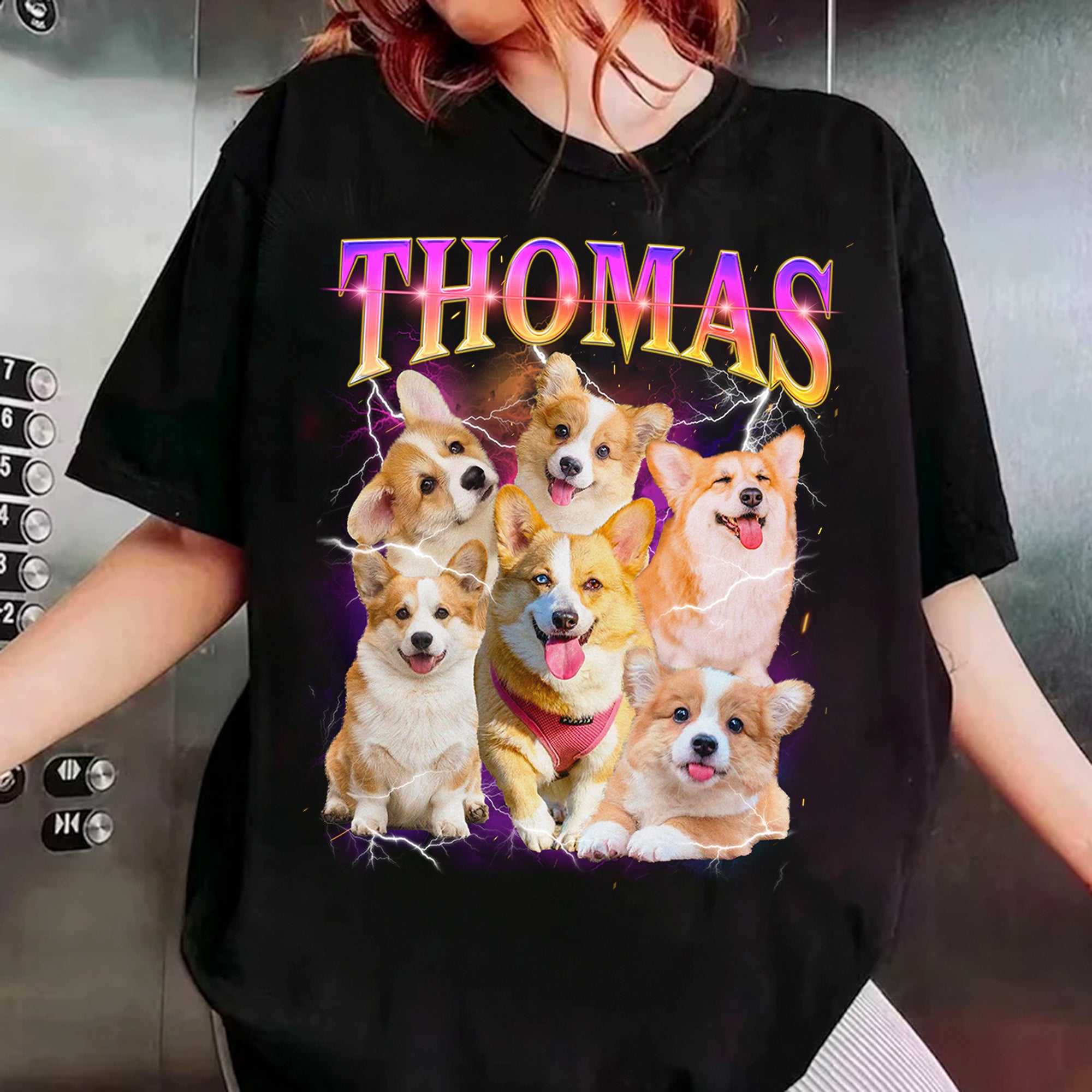 Custom Comfort Colors Dog Shirt, Custom Photo Vintage Graphic 90s T-shirt, Custom Photo Shirt, Custom Your Own Bootleg Idea Here, Insert Your Design