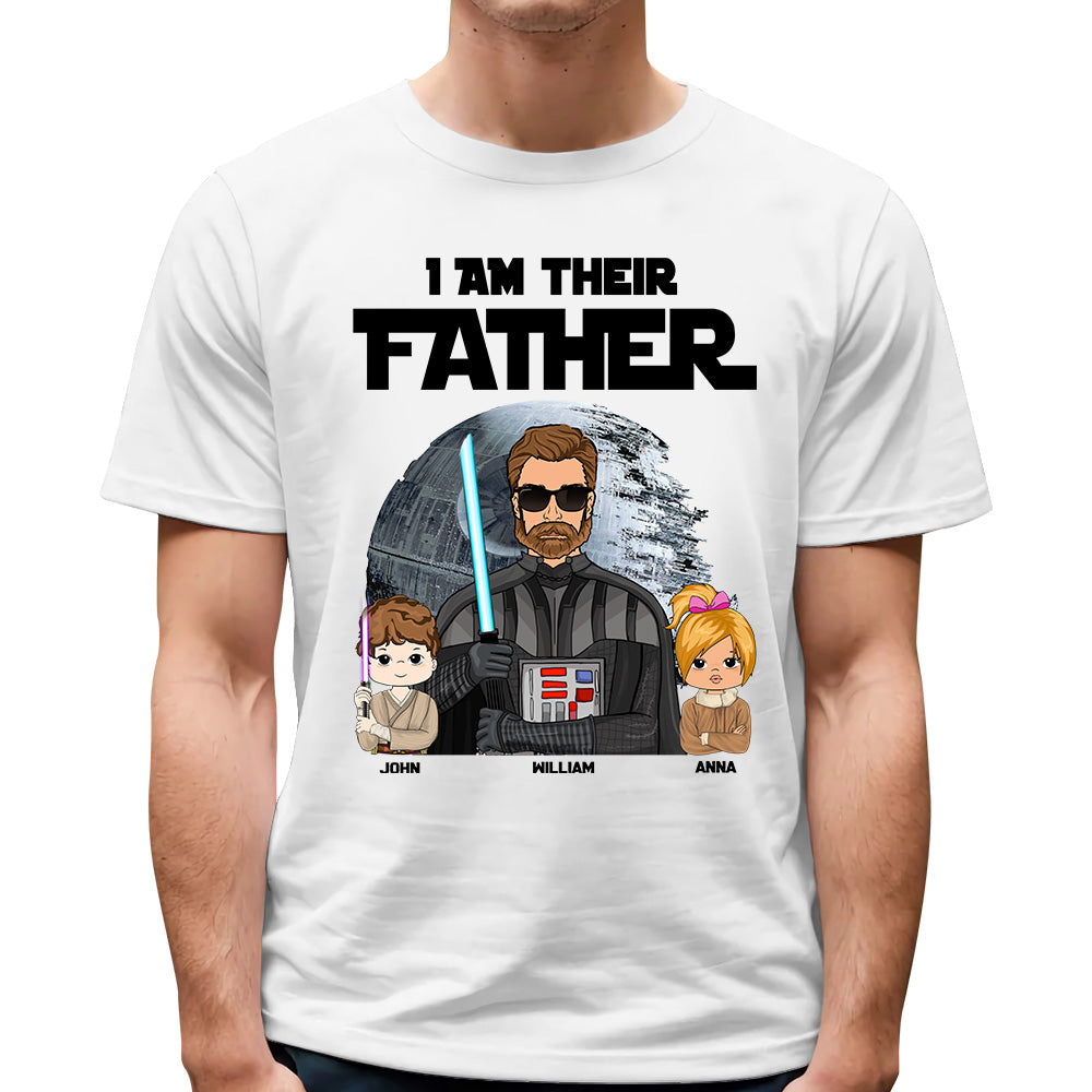 I Am Their Father - Custom Shirt With Kids Gift For Dad Mom