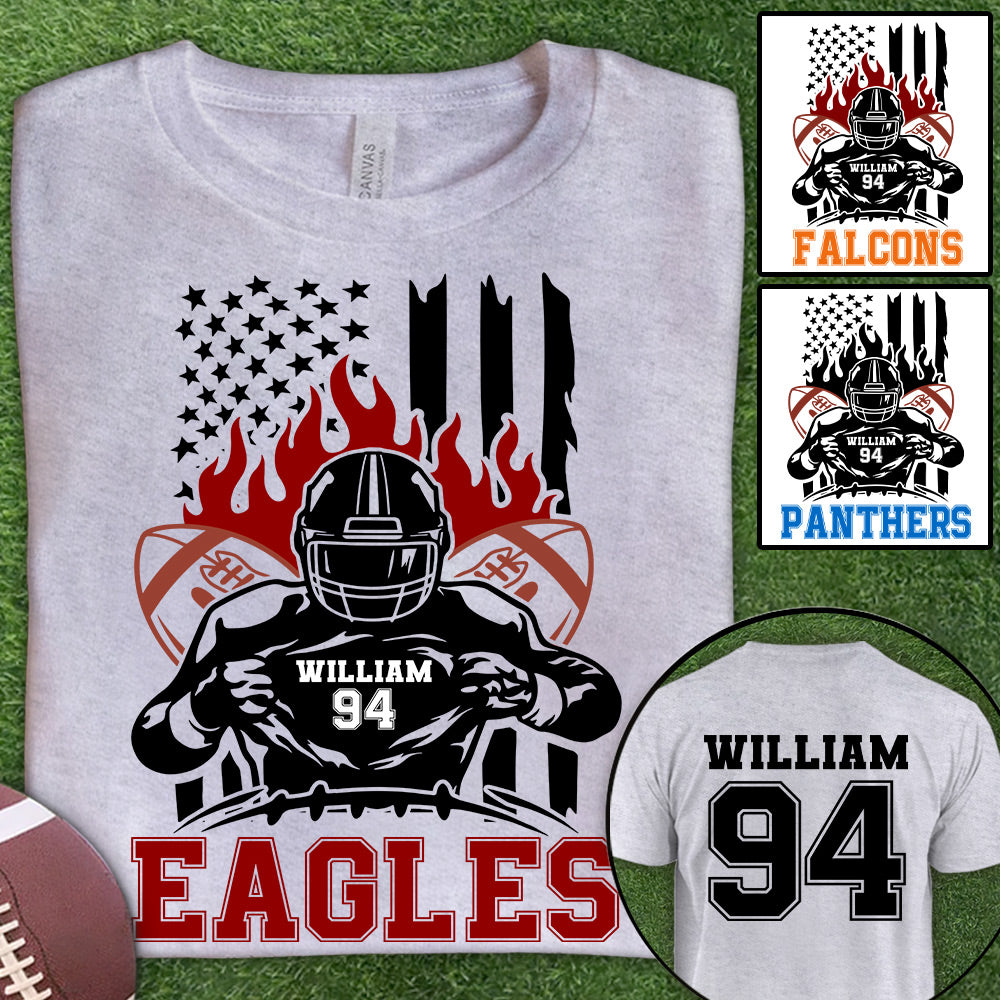Football Game Days Custom Team Name Personalized Shirt For Football Player
