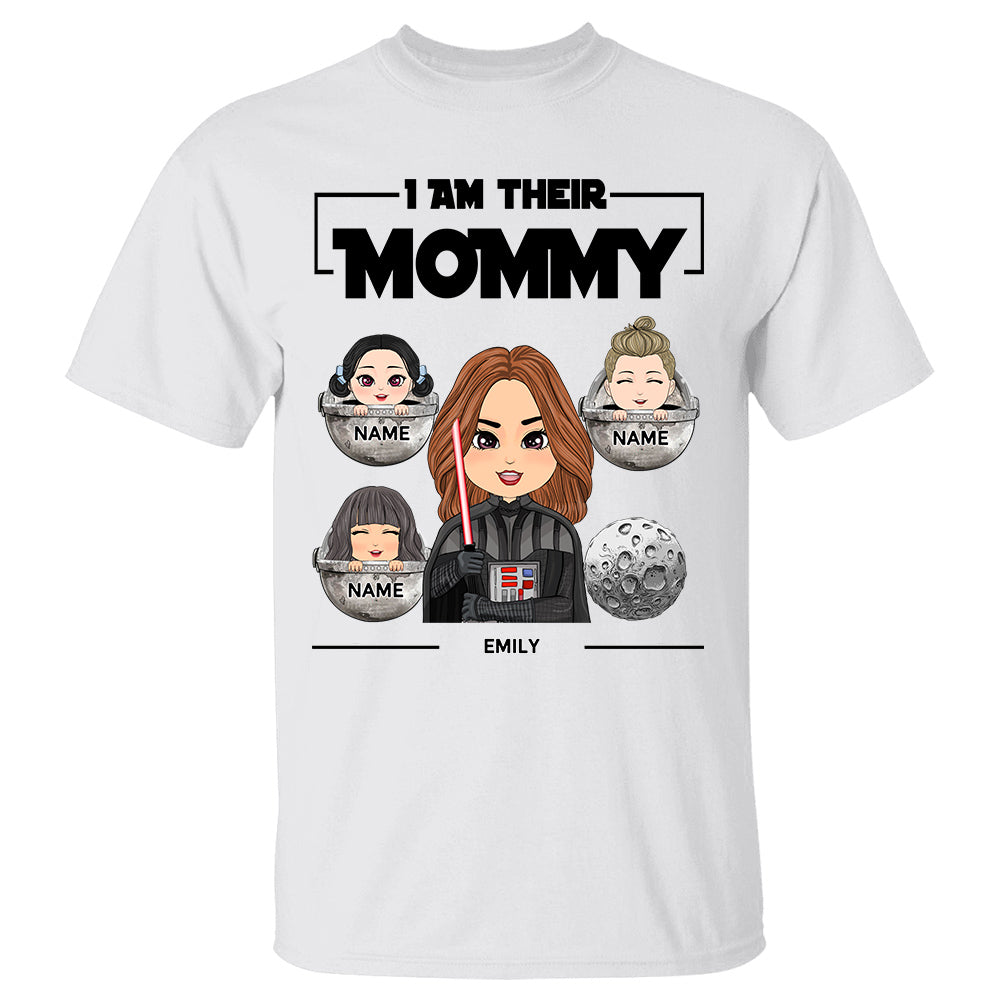 I Am Their Mother - Personalized Shirt Custom Nickname With Kids For Mom Grandma