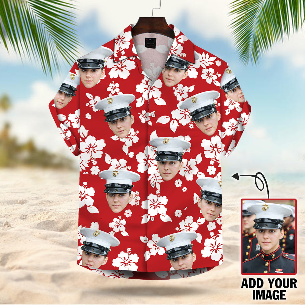 Custom Hawaiian Shirts Printing Aloha Personalised Face No minimums