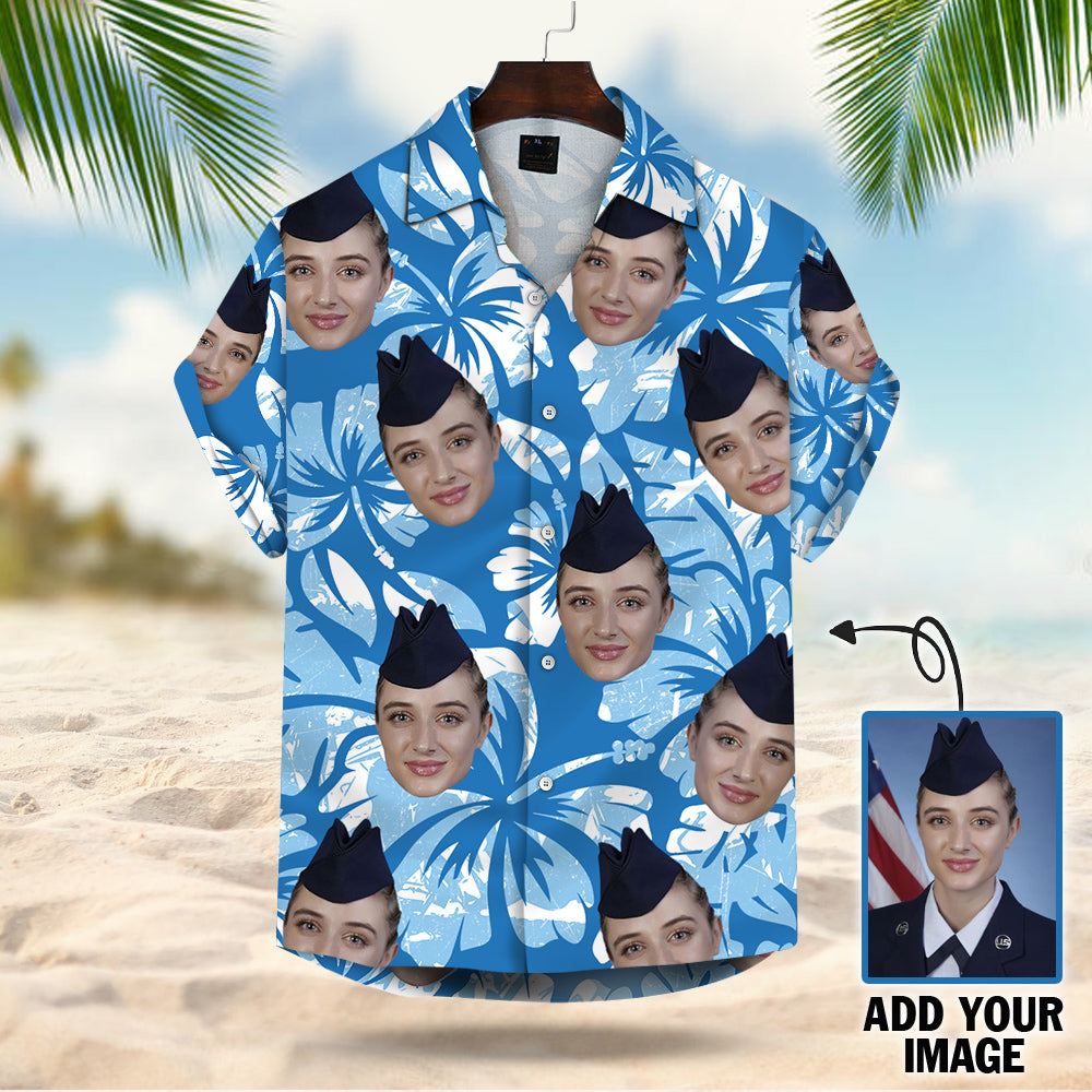 Personalized Hawaiian Shirts Floral Tropical Branch Hawaiian Shirt For  Military Veteran Hk10 Trhn