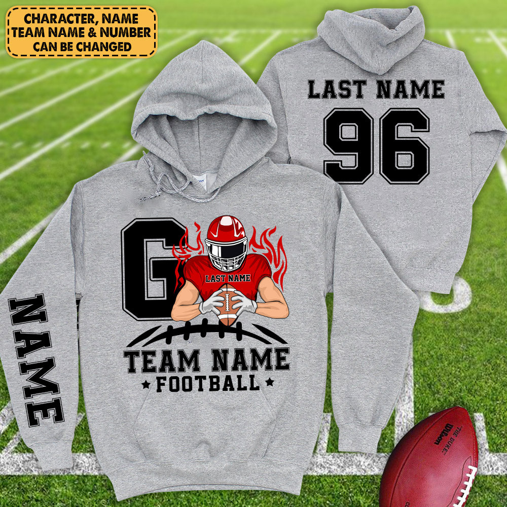 Personalized Shirt Go Team Name American Football All Over Print Shirt For Football Team Football Mom Dad And Other H2511