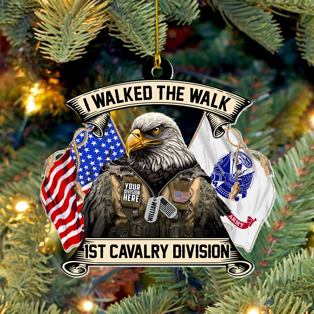 I Walked The Walk Personalized Acrylic Ornament Christmas Gift For Veterans H2511