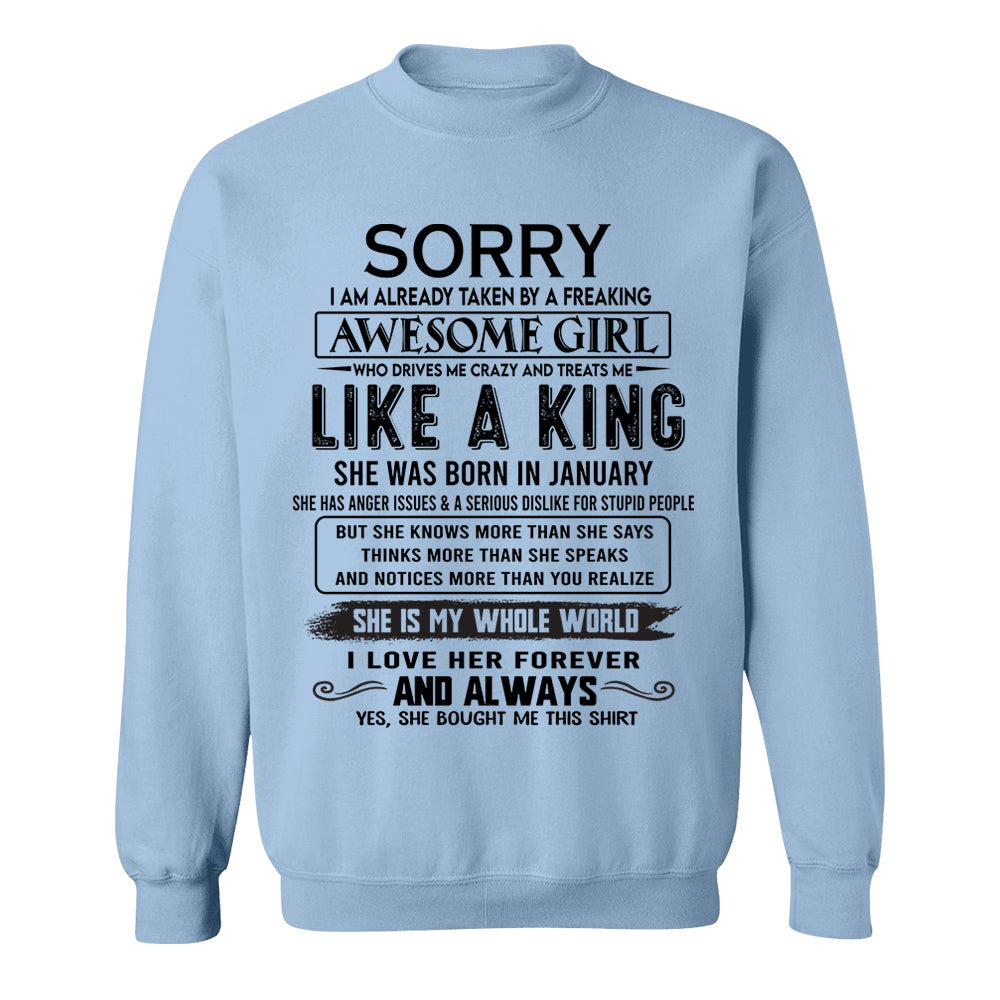 Awesome Girl Born In January - Special Gift For Your Boyfriend, Husband