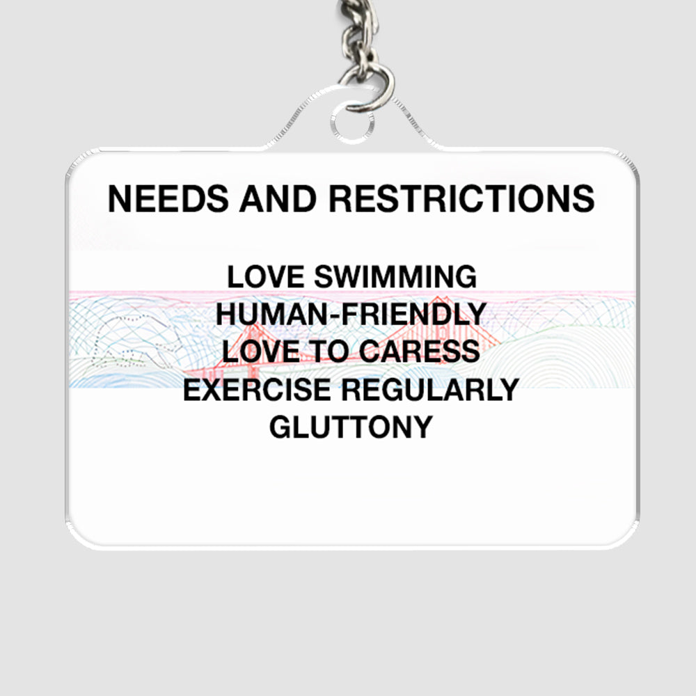Custom Photo Pet ID Tags - Drivers License - California