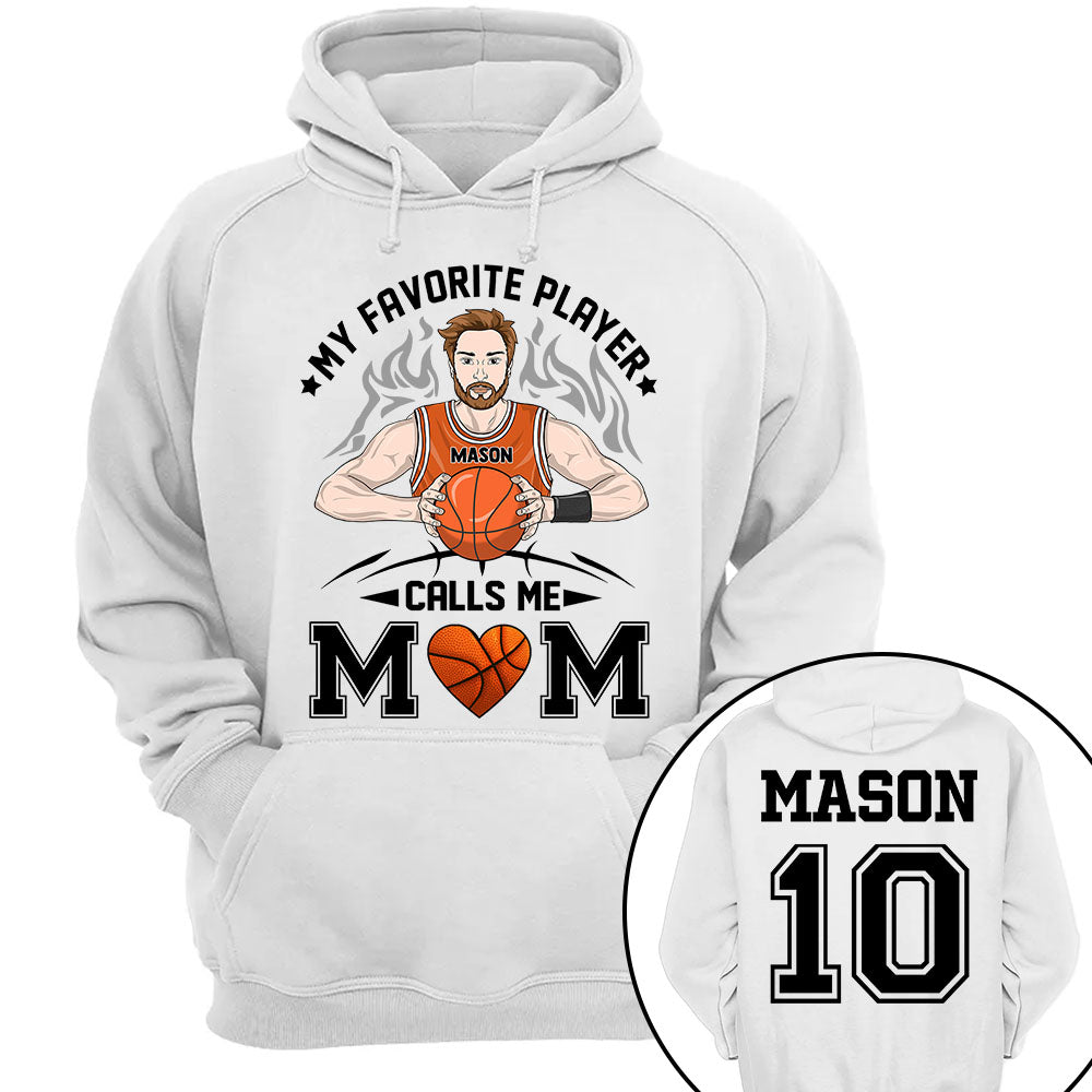 Personalized My Favorite Player Calls Me Mom Dad Grandma Shirt For Basketball Family Member