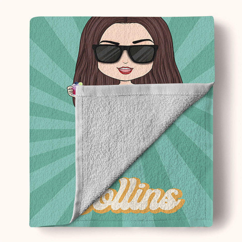 Girls Personalized Beach Towel - Gift For Besties Sisters Sistas