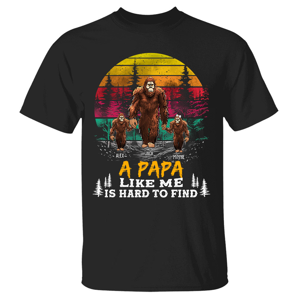 Big Foot Grandpa Like Me Is Hard To Find - Personalized Vintage Shirts