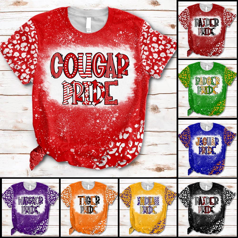 Customizable Team Mascot Football Graphic Tee Shirt