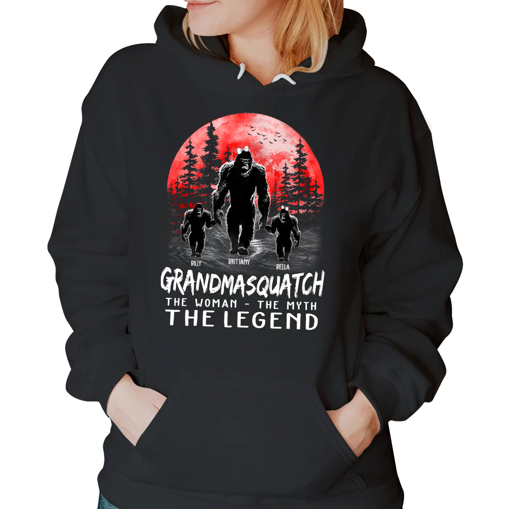 Grandmasquatch The Woman The Myth The Legend - Personalized Shirt