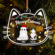 Meowy Catmas Personalized Christmas Ornament TT01