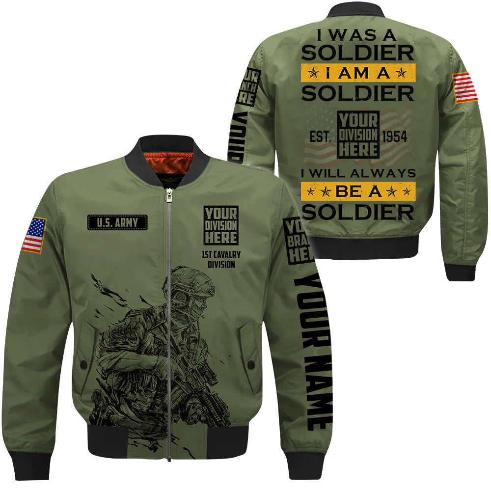 Custom Shirt I Was A Soldier I Am A Soldier I Will Always Be A Soldier Gift For Veteran All Over Print Shirt K1702
