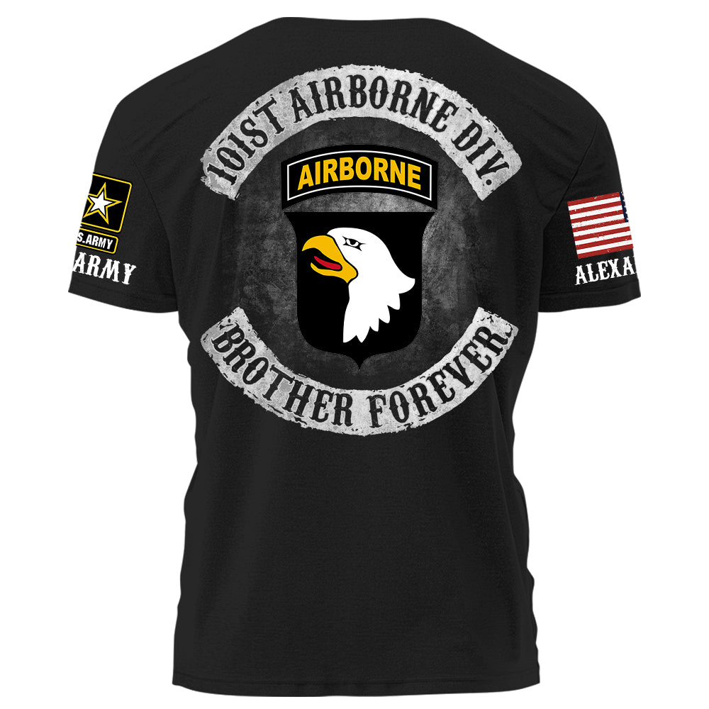 Veteran Divisions Brother Forever Personalized Shirt For Veteran H2511