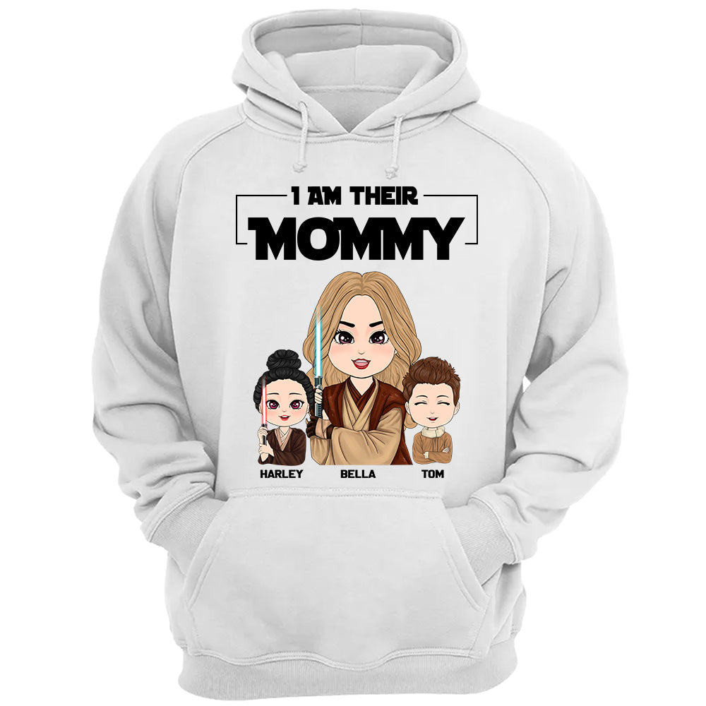 I Am Their Mommy - Personalized Shirt Gift For Mom Dad Custom Nickname With Kids