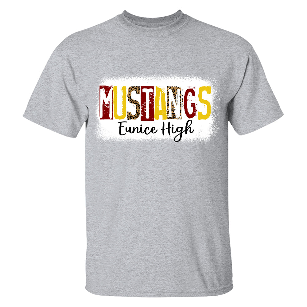 School Spirits Personalized Shirt Custom School Mascot And School Name
