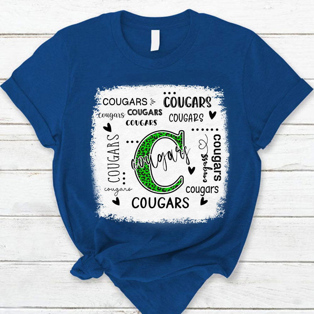 Cougars Shirts Cougars Spirit Shirt Sports Shirt Leopard 