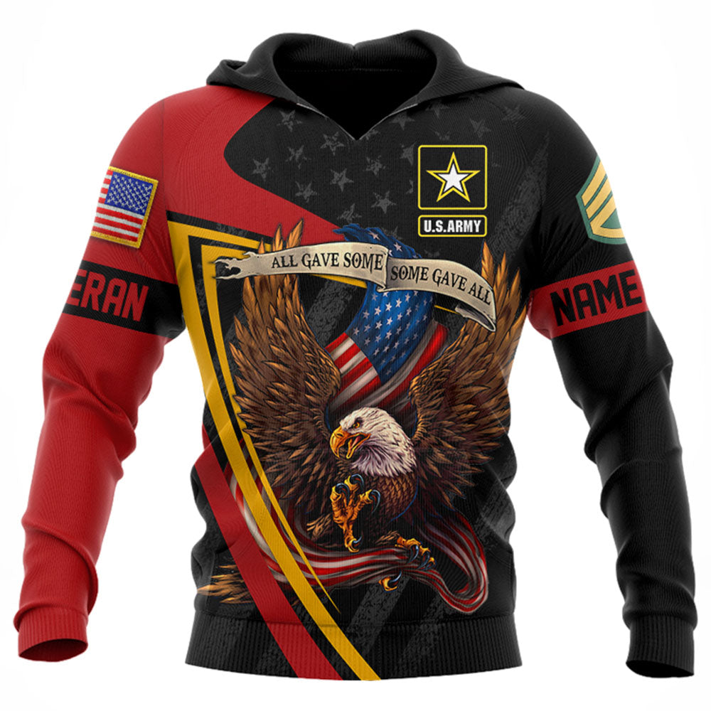 All Gave Some Some Gave All Bald Eagle Custom Shirt For Veteran Memorial Day All Over Print Shirt H2511