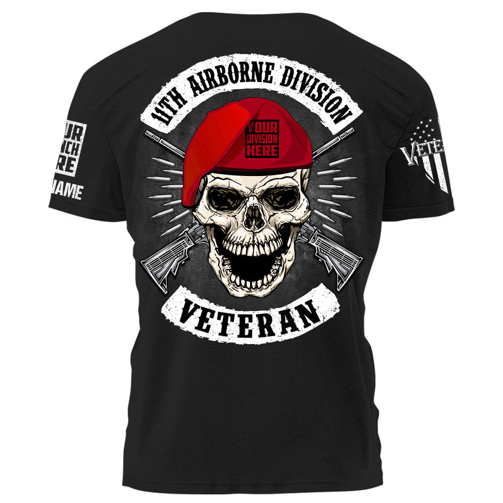 Personalized Shirt US Veteran Custom Division Gift For Veteran K1702