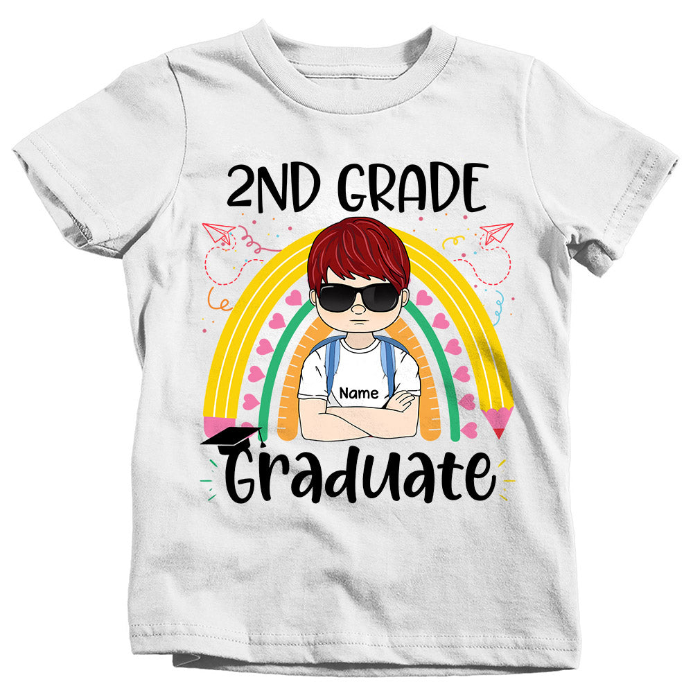 Personalized 2Nd Grade Graduate, Graduation Shirt Gift For Kid