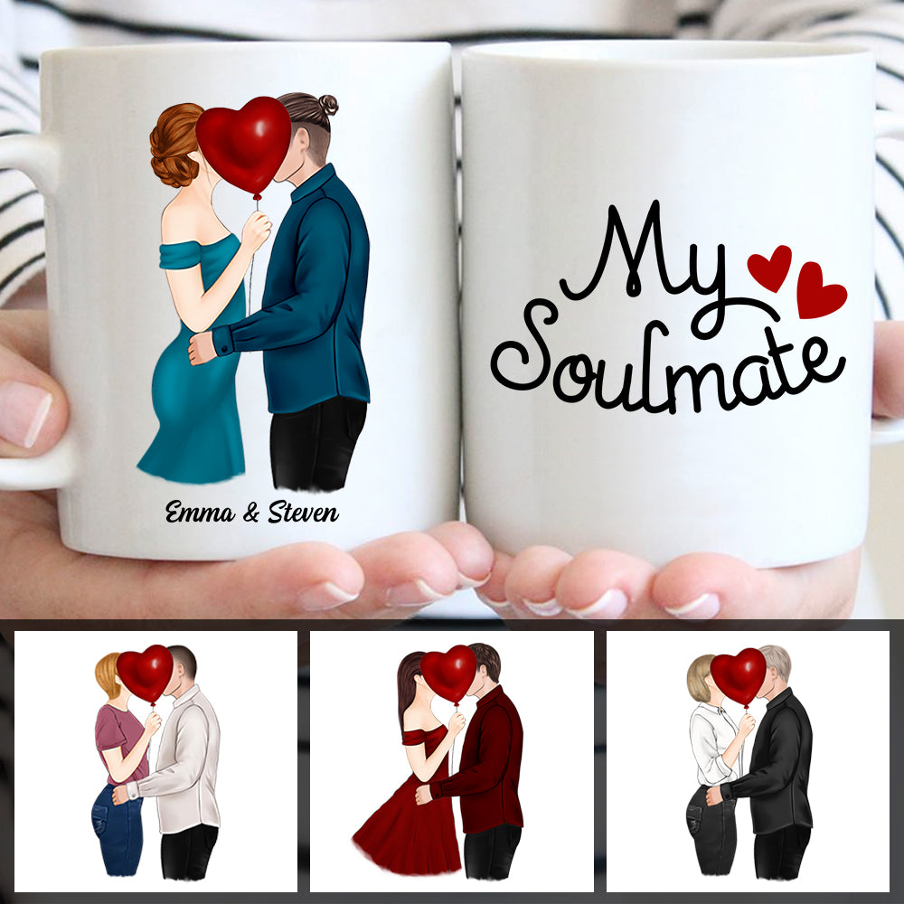 My Soulmate Personalized Custom Mugs Gift For Couple