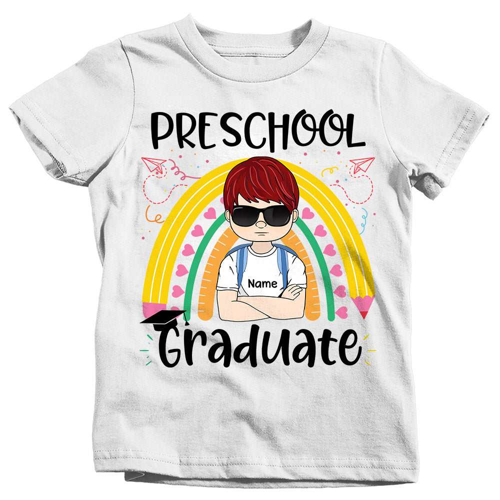 Personalized Preschool Graduate, Graduation Shirt Gift For Kid