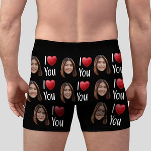 Custom Men's Underwear with Face - Personalized Boxer Briefs for Couples  Funny Underwear for Men Husband Boyfriend