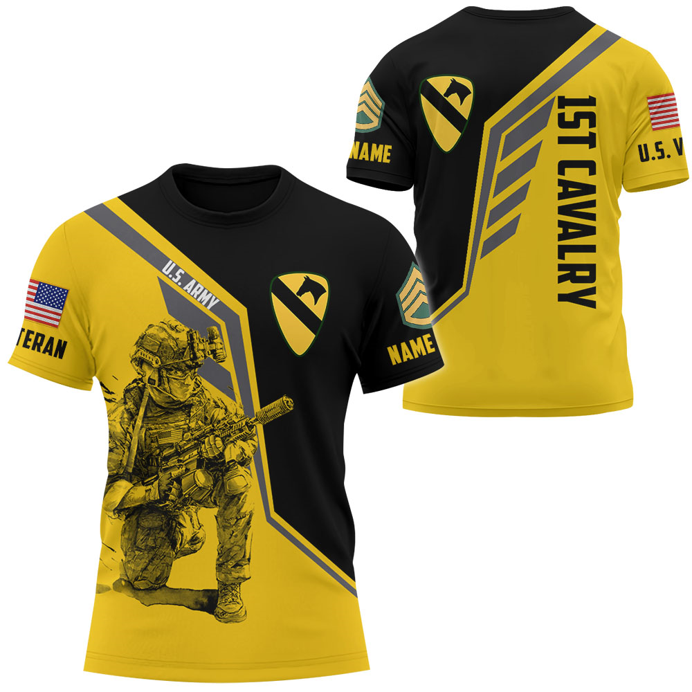 Personalized Shirt Veteran Custom All Branches, Rank Name Division Veteran All Over Print Shirt K1702