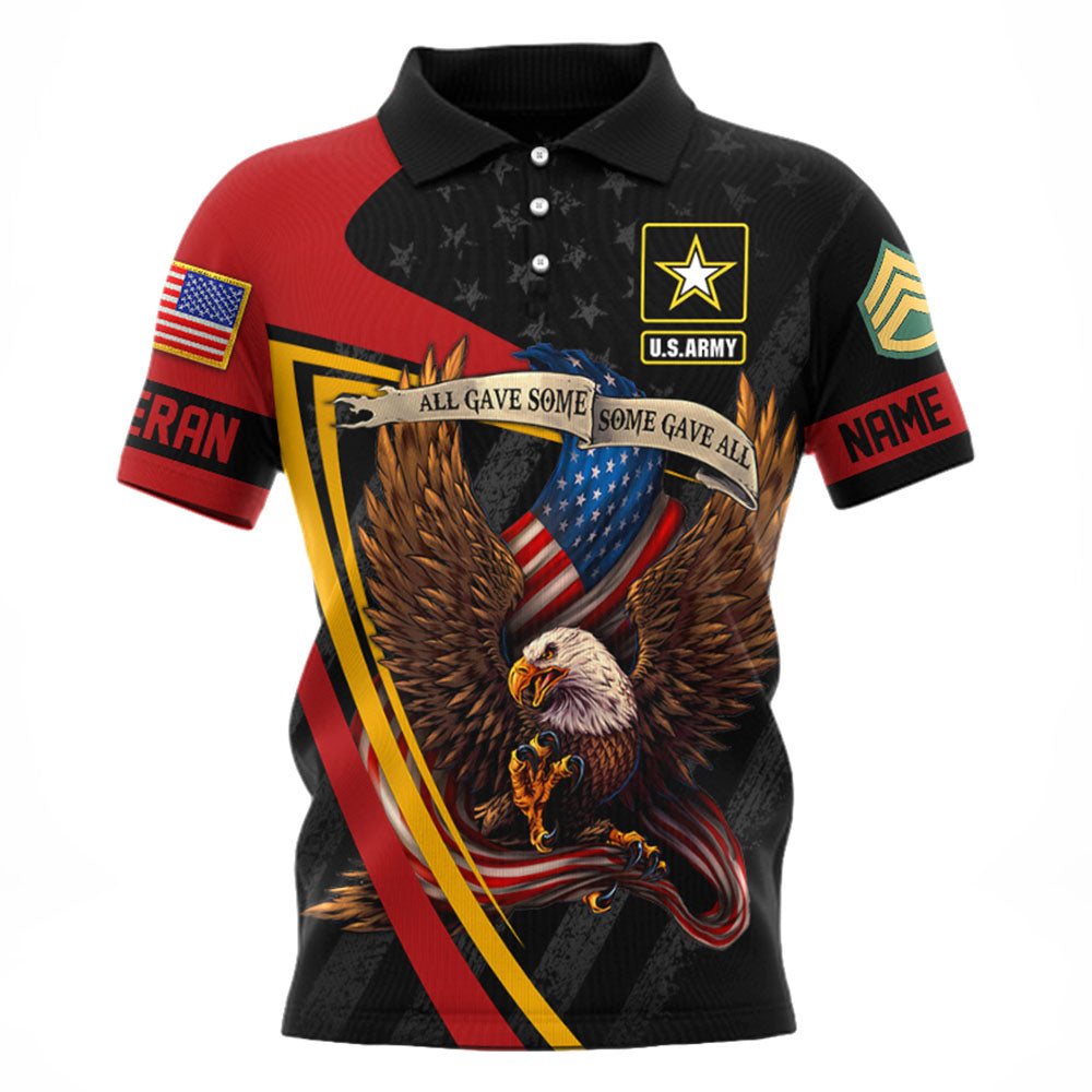 All Gave Some Some Gave All Bald Eagle Custom Shirt For Veteran Memorial Day All Over Print Shirt H2511