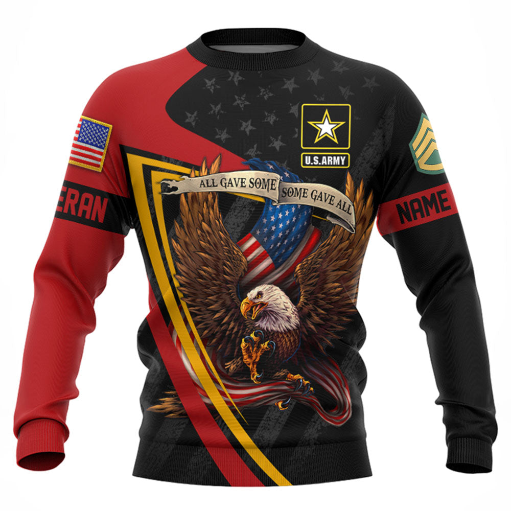 All Gave Some Some Gave All Bald Eagle Custom Shirt For Veteran Memorial Day All Over Print Shirt H2511