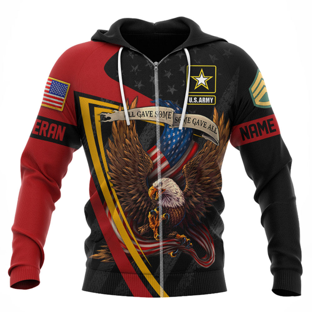 All Gave Some Some Gave All Bald Eagle Custom Shirt For Veteran Memorial Day All Over Print Shirt H2511