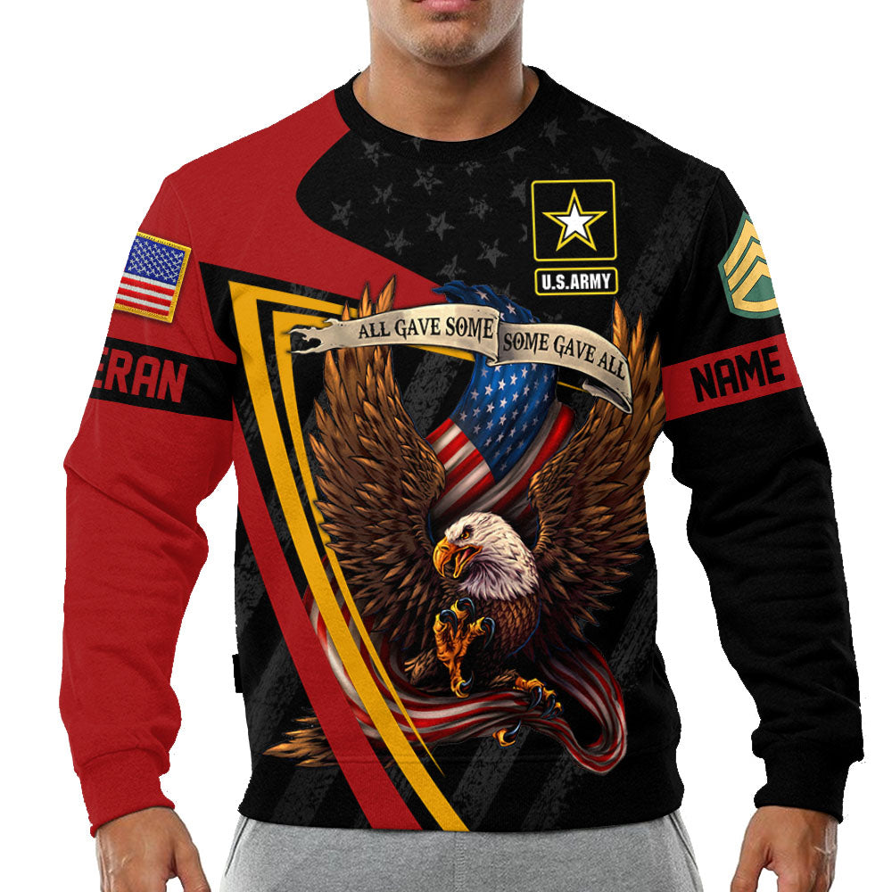 All Gave Some Some Gave All Bald Eagle Custom Shirt For Veteran Memorial Day All Over Print Shirt H2511