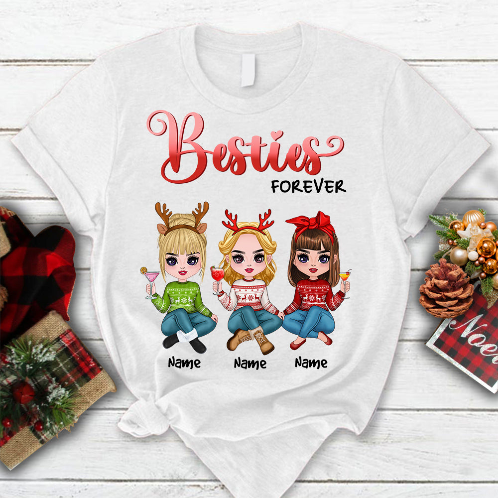 Personalized Besties Sisters Sistas Forever Shirt For Your Bestie Sister