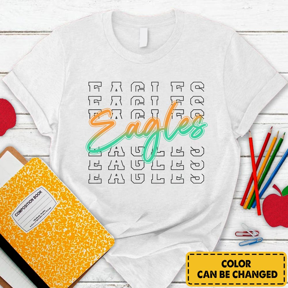 Personalized Eagles Echo T-Shirt For Teacher