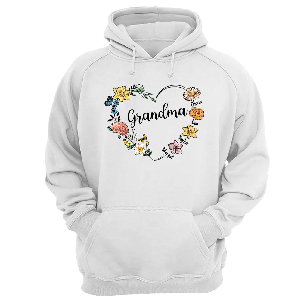 Mother's Day - Custom Grandma Birth Month Flower Shirt