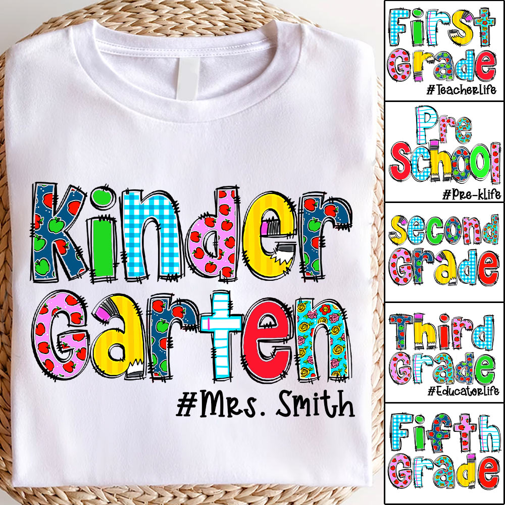 Back To School Shirt Personalized Gift Custom Any Title For Teacher